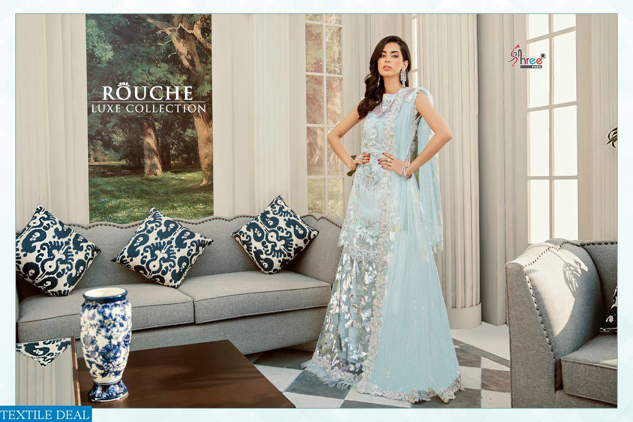 ROUCHE LUXE COLLECTION BY SHREE FABS GEORGETTE NET PAKISTANI SALWAR KAMEEZ