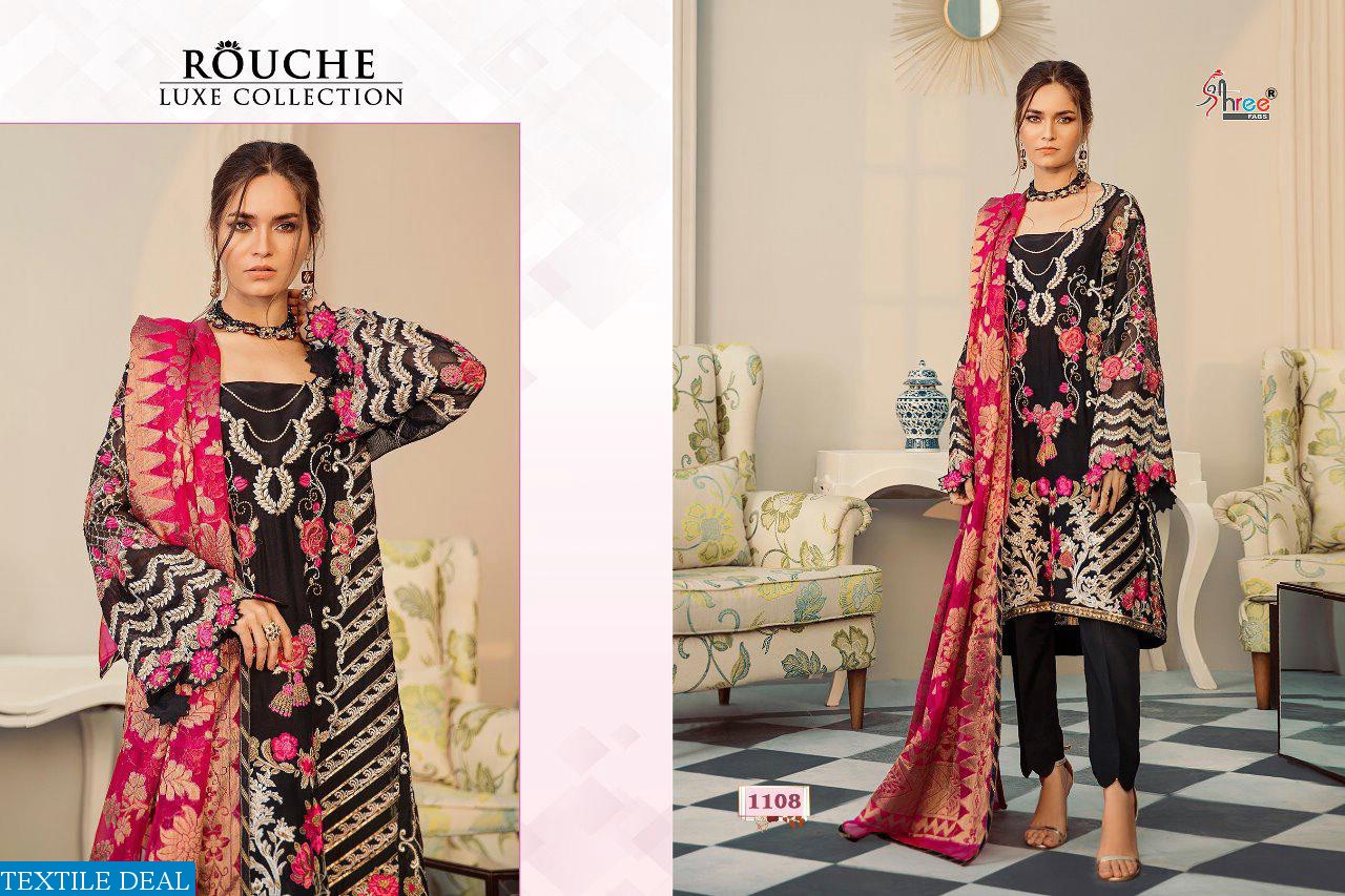 ROUCHE LUXE COLLECTION BY SHREE FABS GEORGETTE NET PAKISTANI SALWAR KAMEEZ