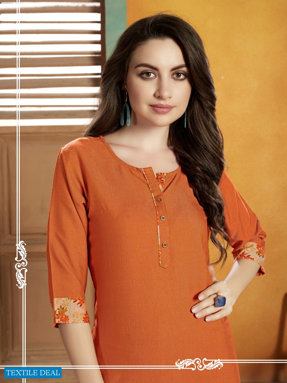 RUHANI BY BAANVI RAYON FORMAL WEAR CHEAP RATE KURTIS COLLECTION