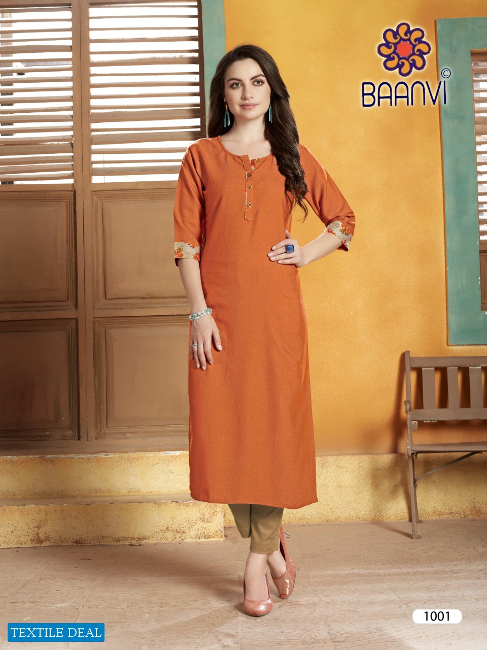RUHANI BY BAANVI RAYON FORMAL WEAR CHEAP RATE KURTIS COLLECTION