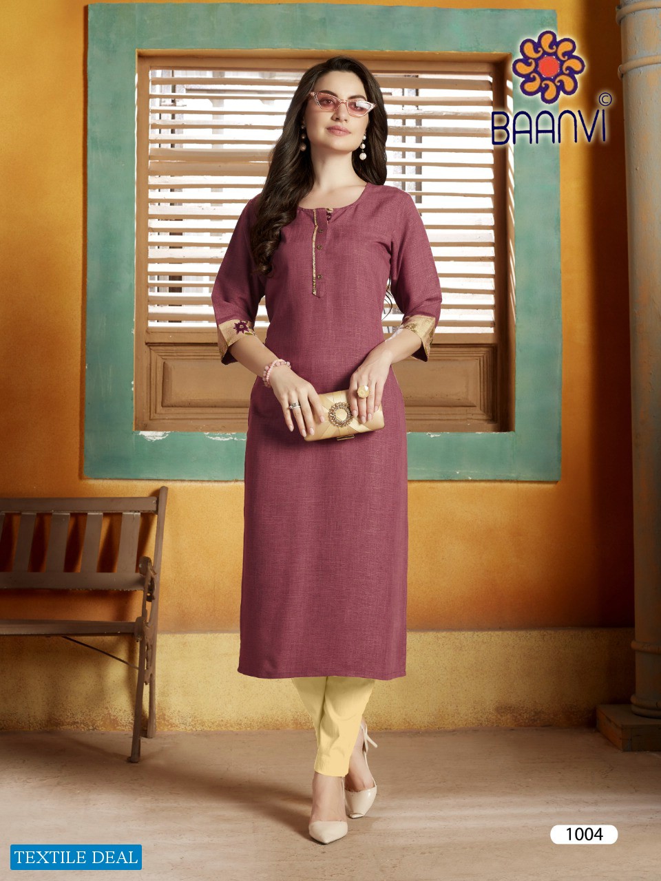 RUHANI BY BAANVI RAYON FORMAL WEAR CHEAP RATE KURTIS COLLECTION
