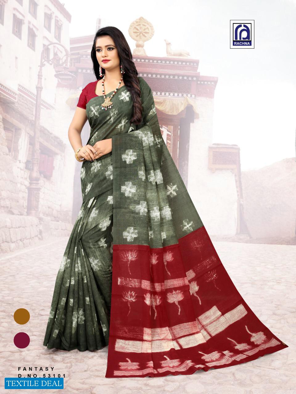 Rachna Fantasy Wholesale Formal Shopping Ethnic Saree Blouse