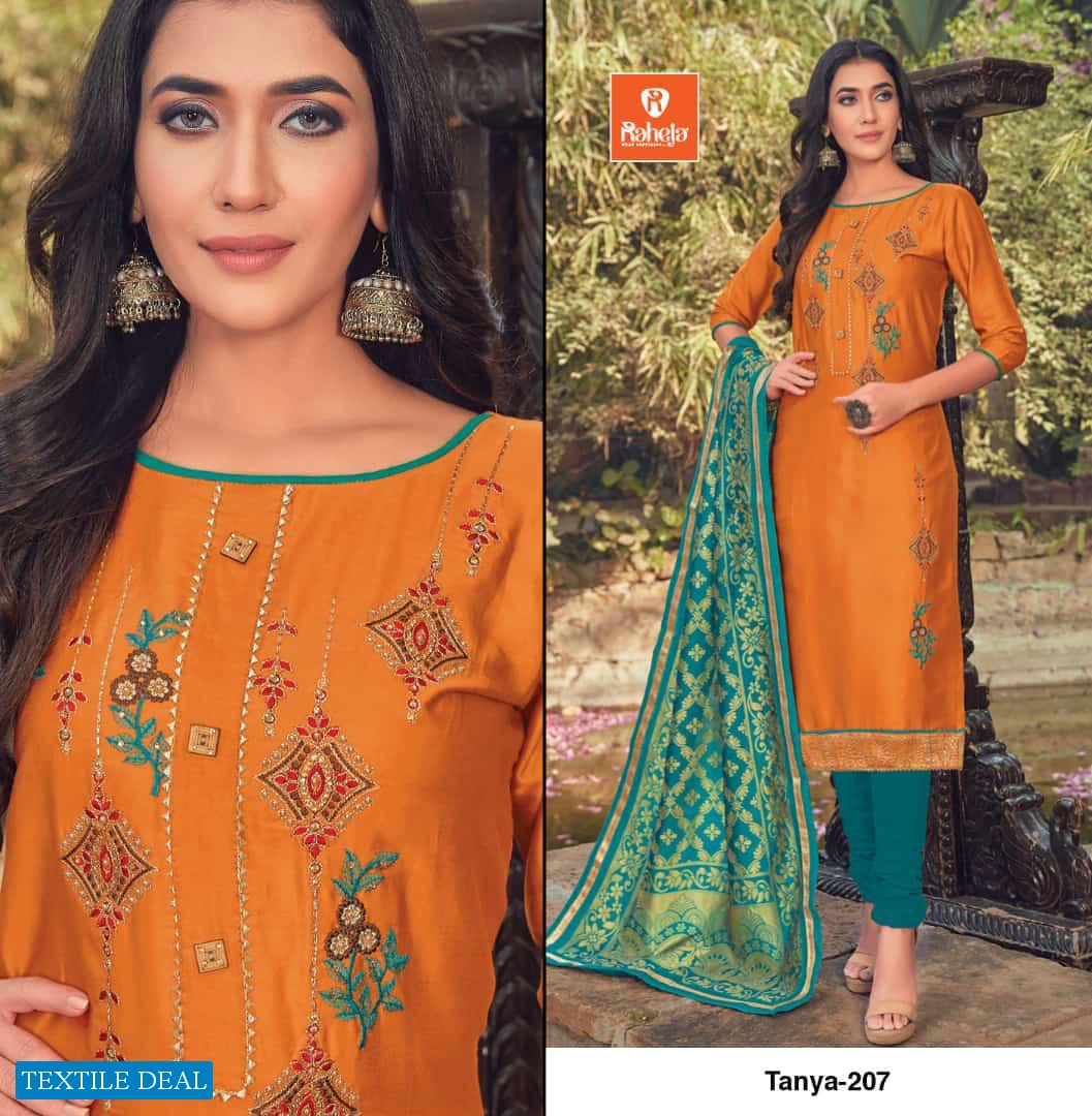 Raheja Tanya Vol-2 Wholesale Banarasi Dupatta Catalog