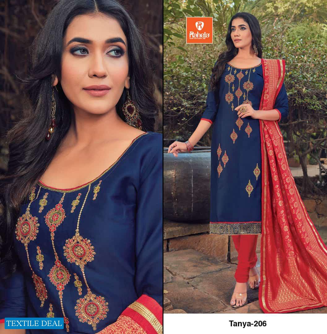 Raheja Tanya Vol-2 Wholesale Banarasi Dupatta Catalog