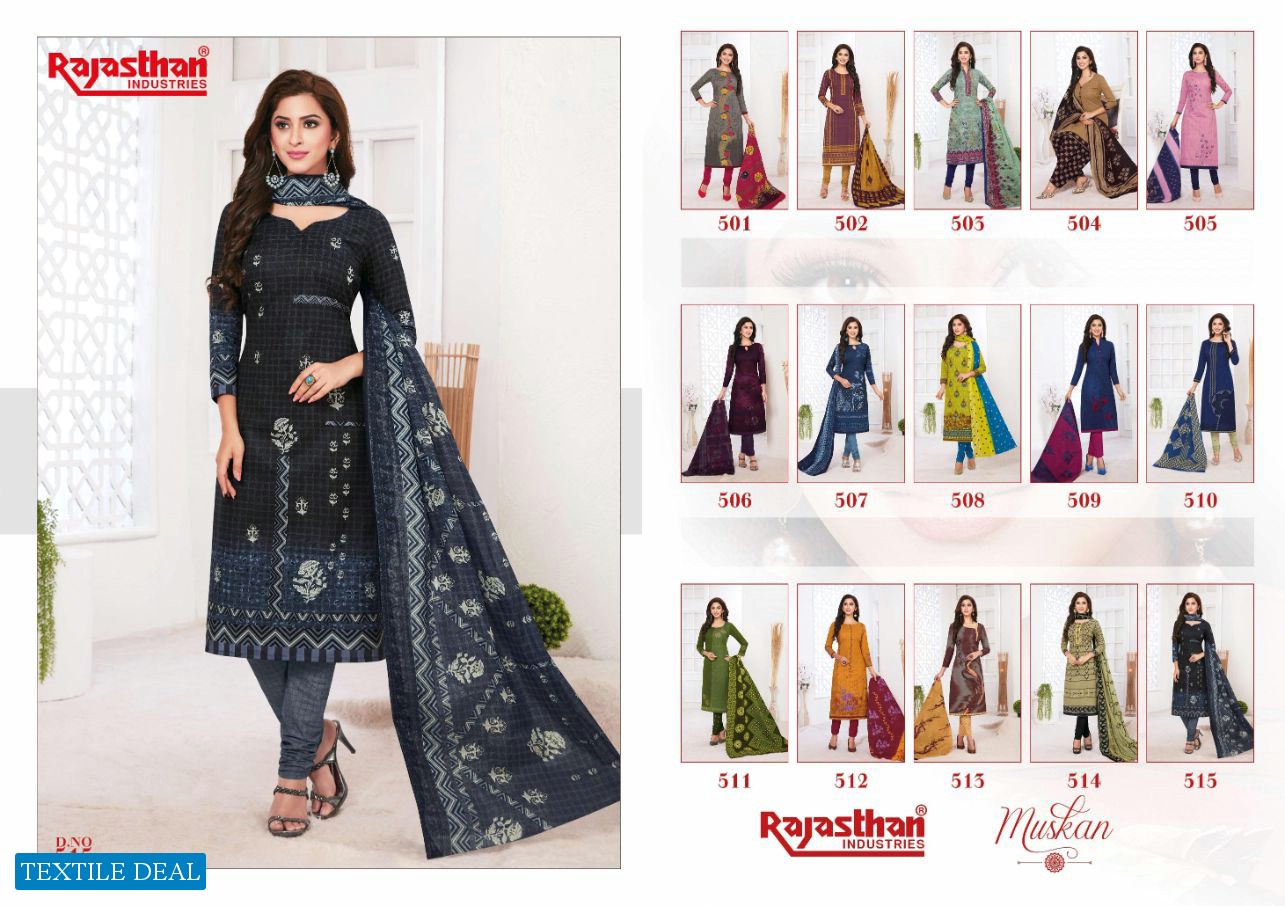 Rajasthan Muskan Wholesale Printed Formal Dress Material