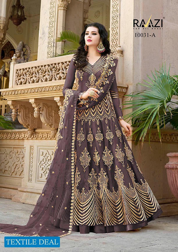 Rama Raazi 10031 Colour Wholesale Shopping Designer Salwar Suits