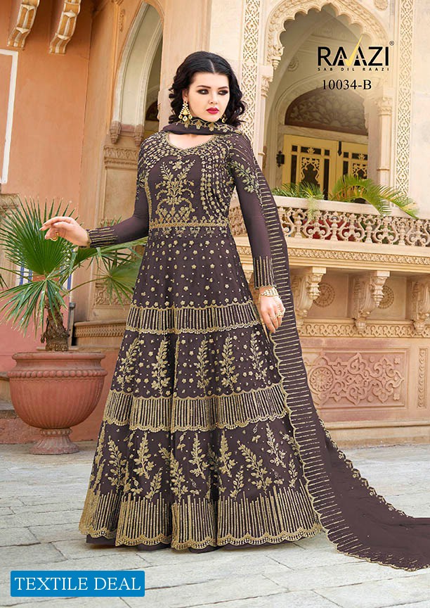 Rama Raazi 10034 Colour Bulk Shopping Anarkali Woman Dresses