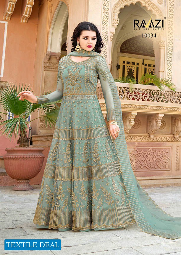 Rama Raazi 10034 Colour Bulk Shopping Anarkali Woman Dresses
