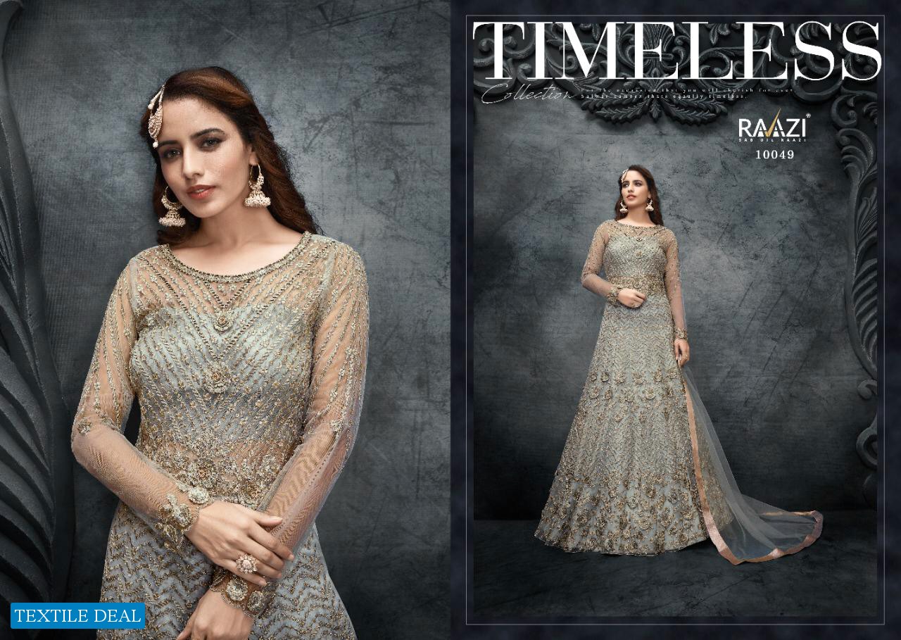 Rama Raazi Aroos The Bride 10049 to 10053 Series Anarkali Dress