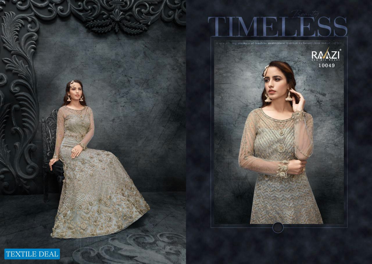 Rama Raazi Aroos The Bride 10049 to 10053 Series Anarkali Dress