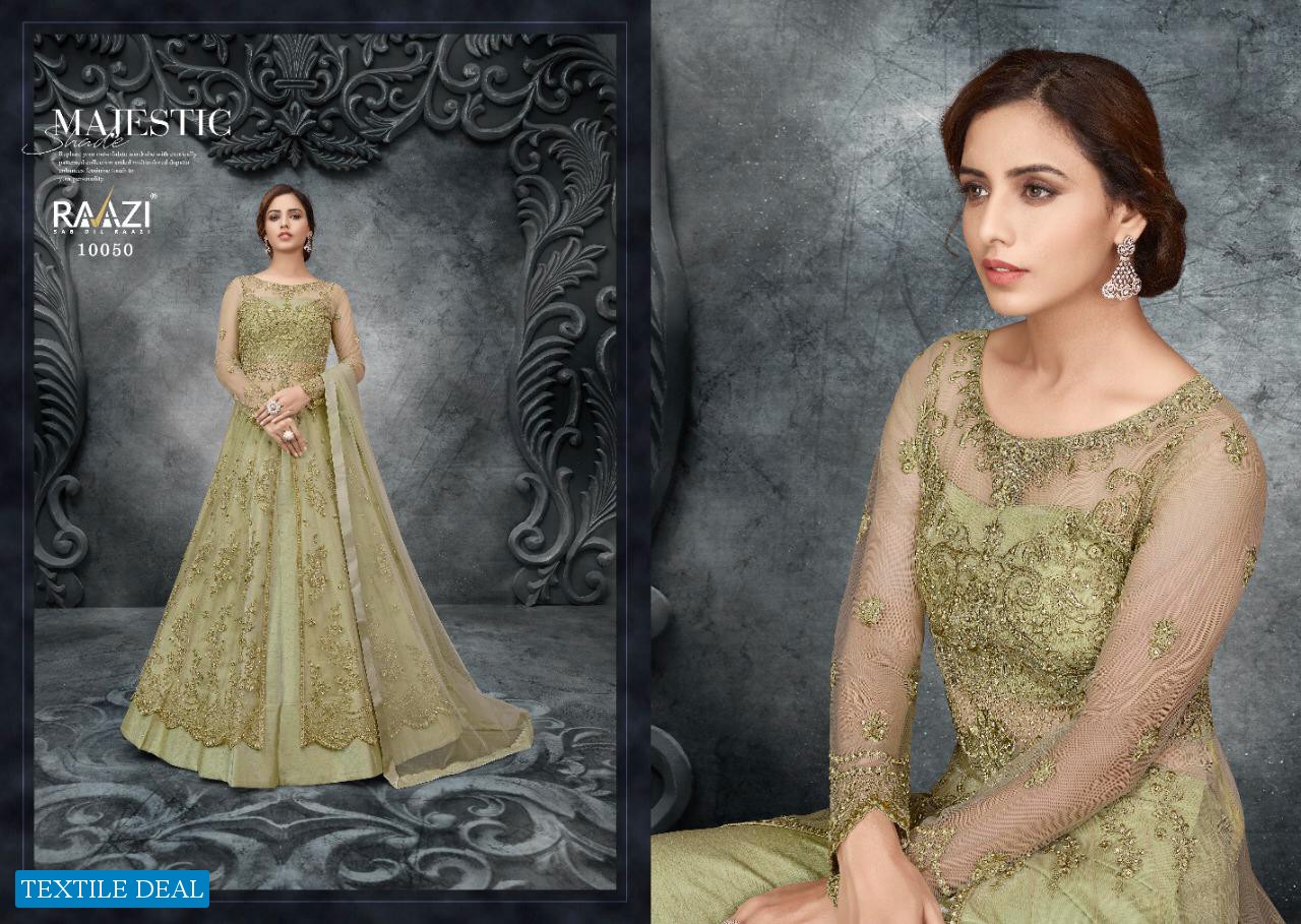 Rama Raazi Aroos The Bride 10049 to 10053 Series Anarkali Dress