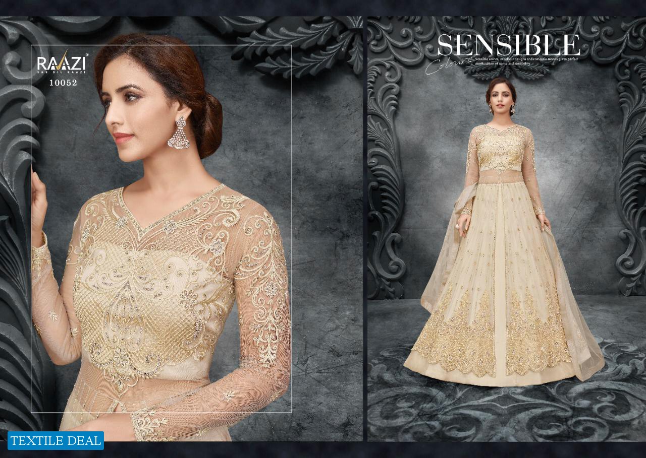 Rama Raazi Aroos The Bride 10049 to 10053 Series Anarkali Dress