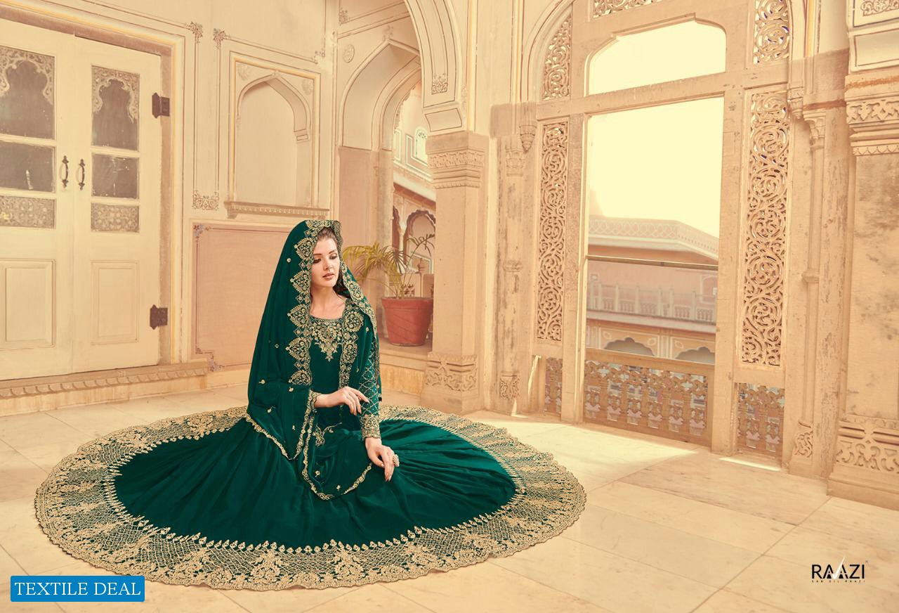 Rama Raazi Zarkan Wholesale Party-wear Salwar Kameez Catalog