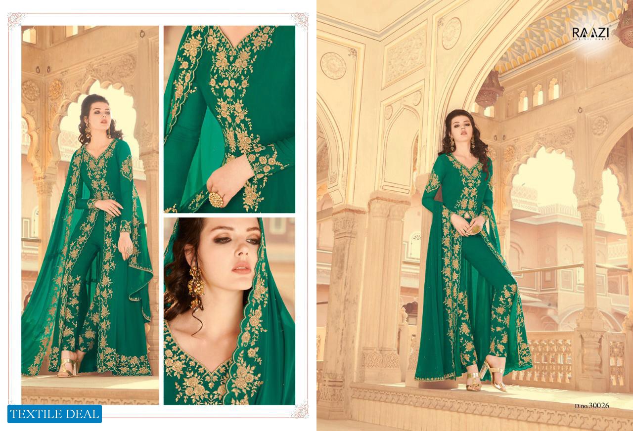 Rama Raazi Zarkan Wholesale Party-wear Salwar Kameez Catalog