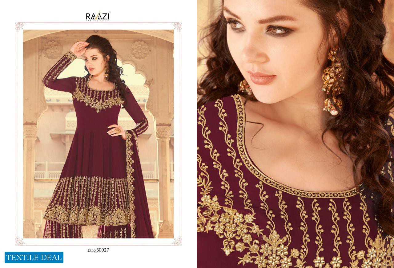 Rama Raazi Zarkan Wholesale Party-wear Salwar Kameez Catalog