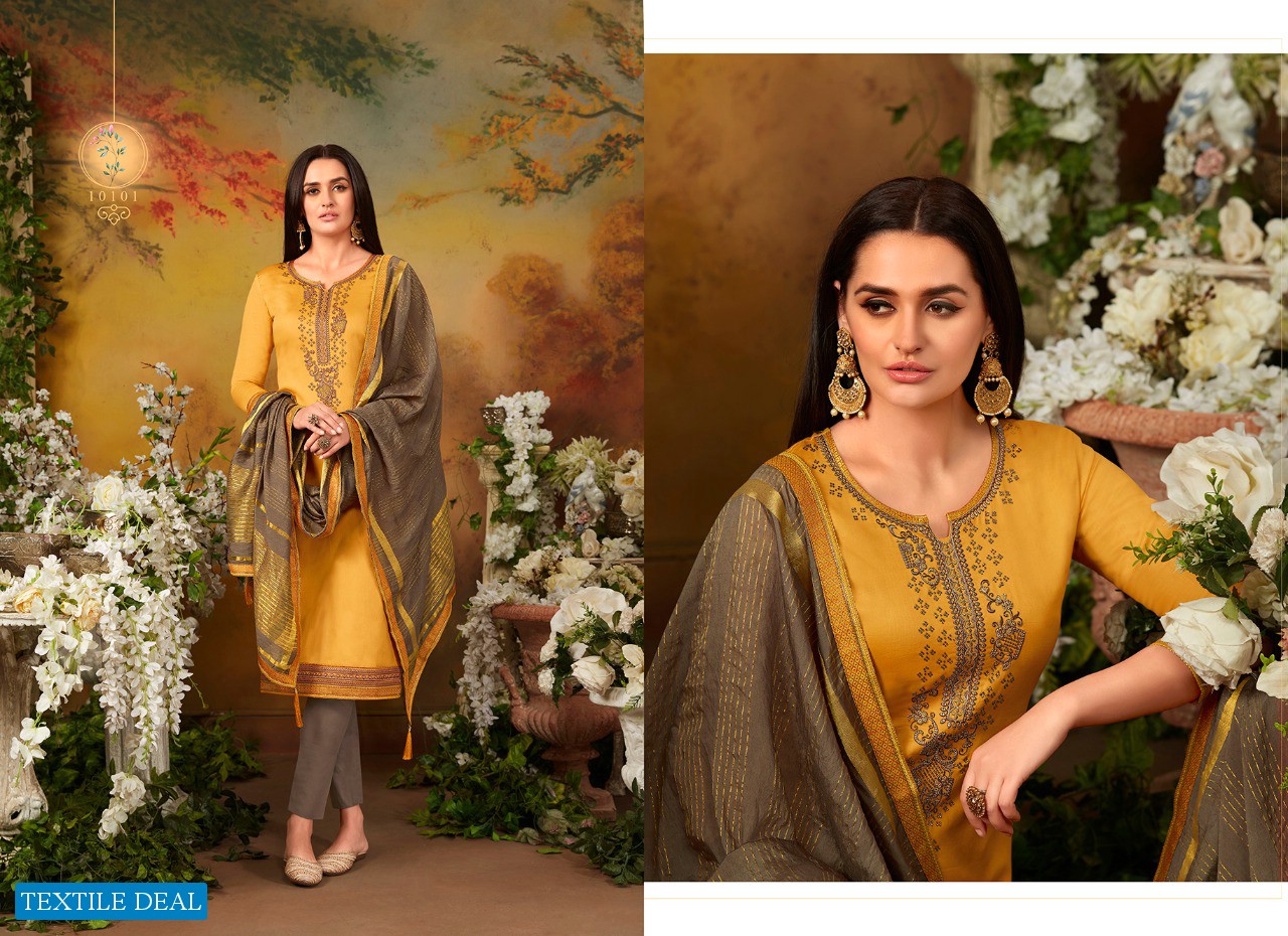 Ramaiya Zanzar Vol-2 Wholesale Shopping Jam Silk Sarvoski Work Dress Material