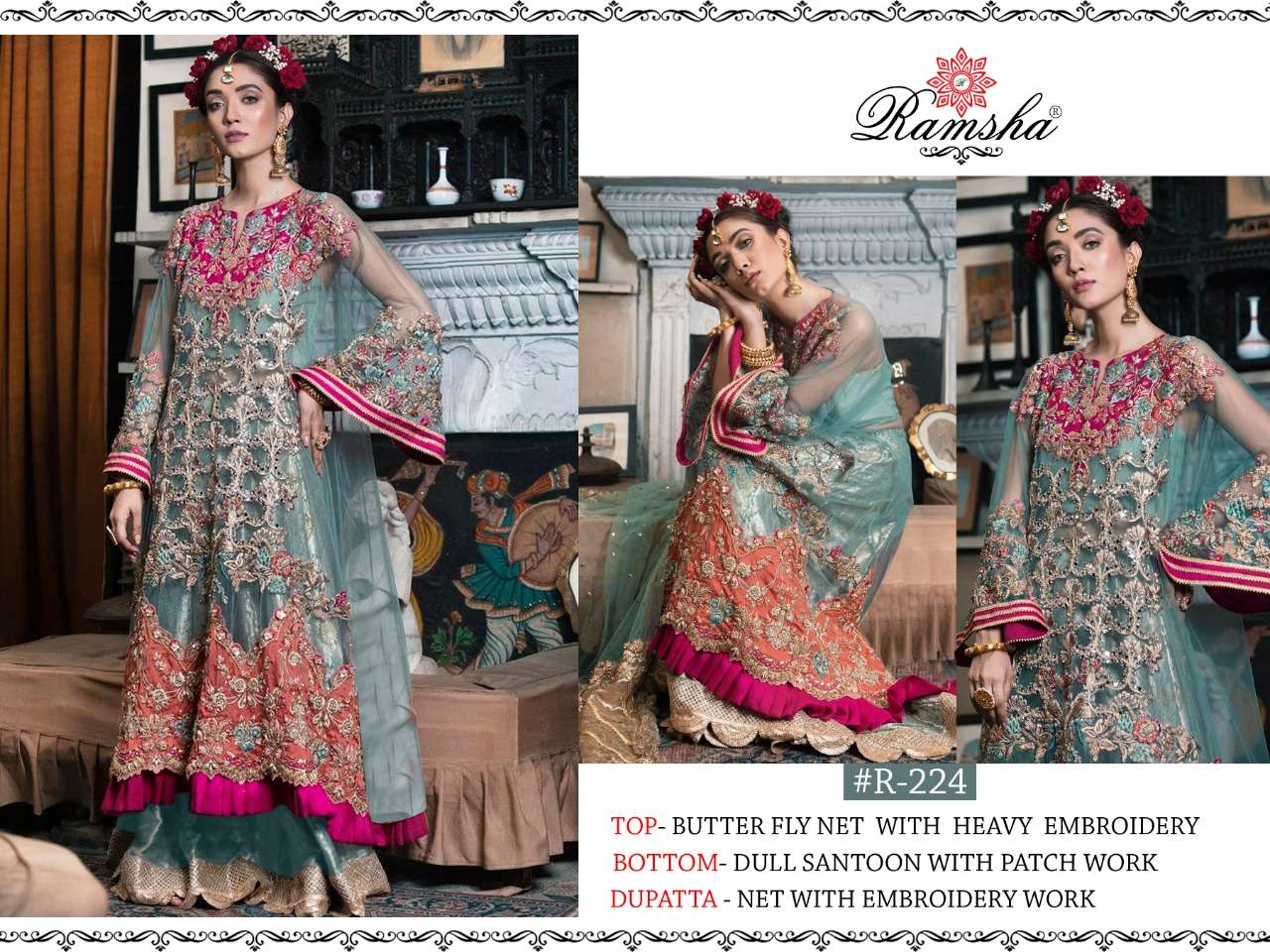 Ramsha Blockbuster Wholesale Pakistani Concept Dress