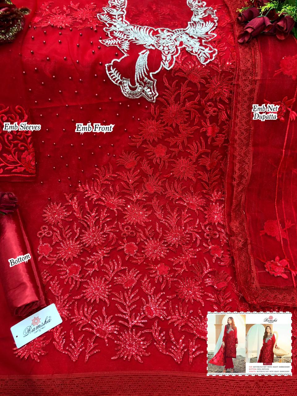 Ramsha R-115 Nx Wholesale Pakistani Concept Dress