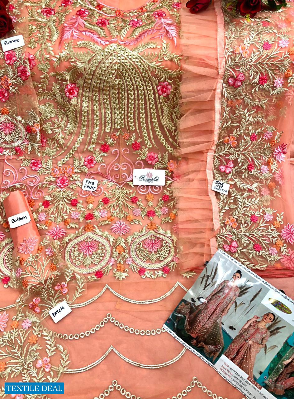 Ramsha R-143 R-146 R-170 R-192 Wholesale Pakistani Catalog