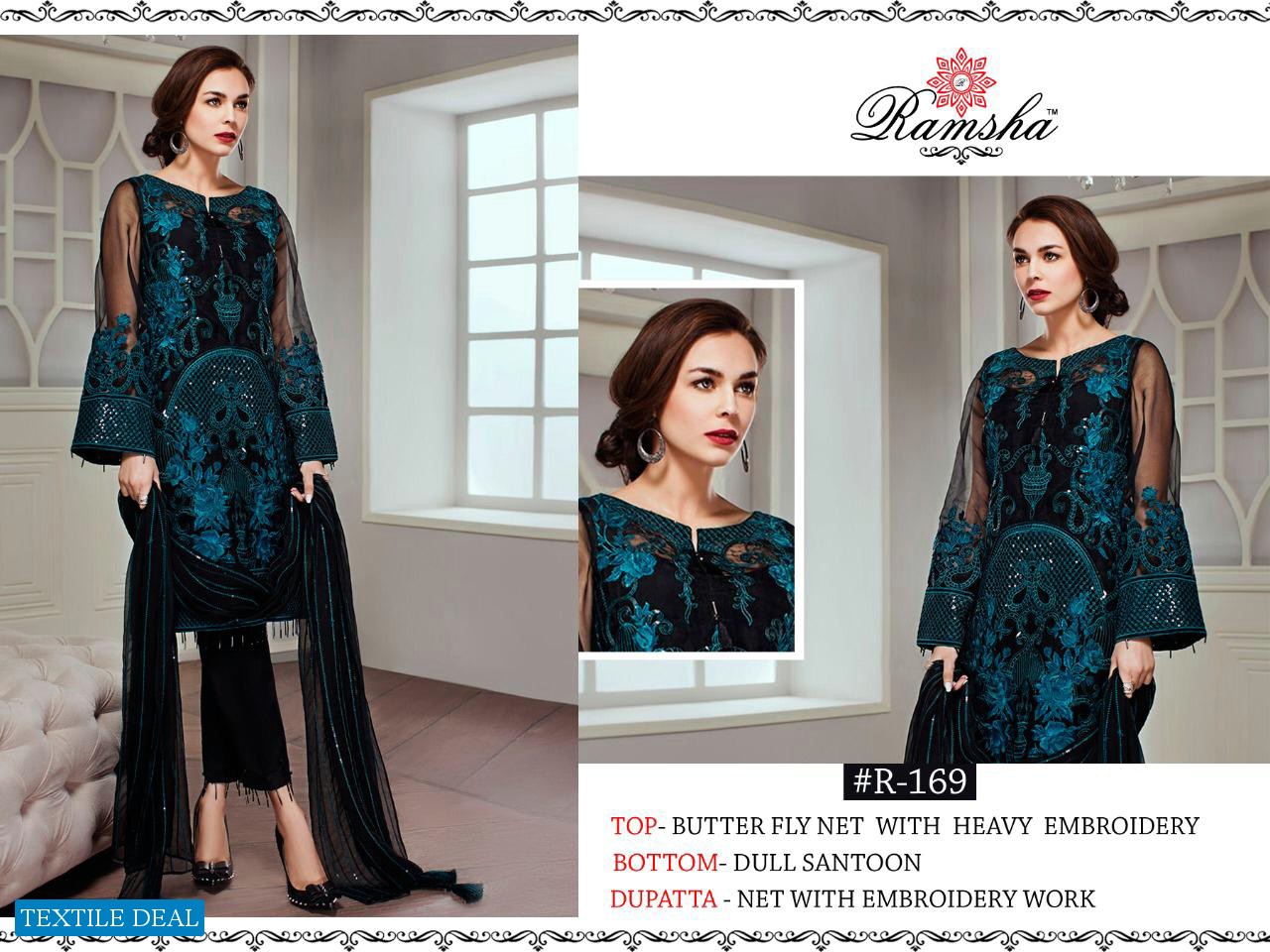 Ramsha R-168 To R-170 Wholesale Pakistani Suits