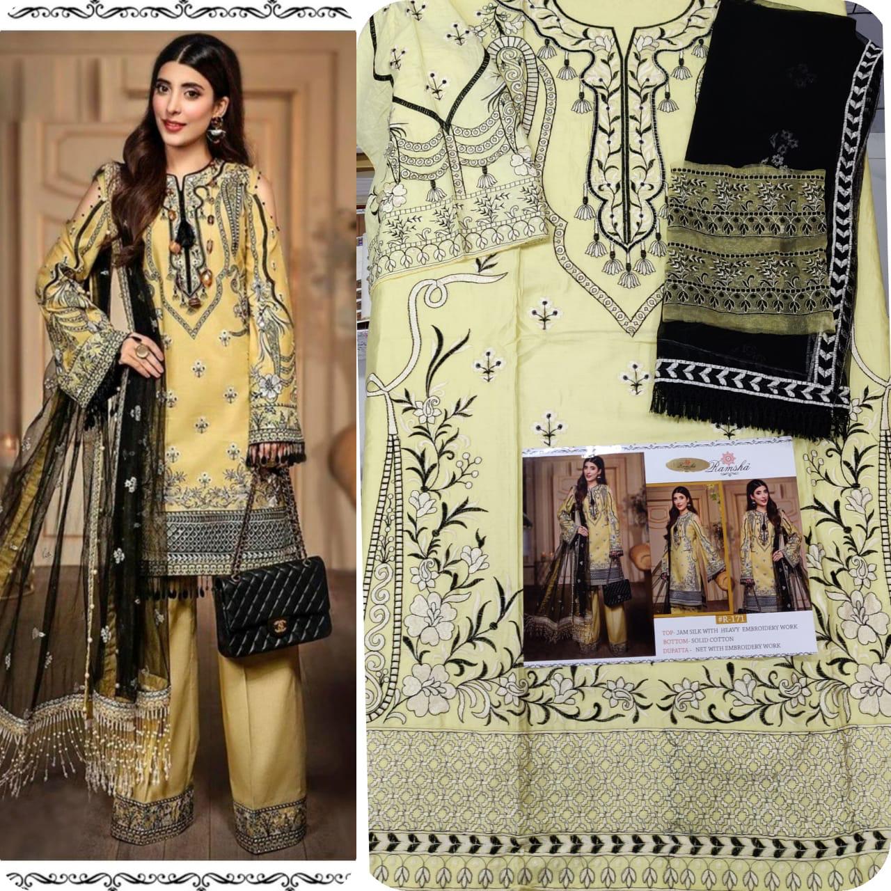 Ramsha R-171 And R-172 Wholesale Pakistani Salwar Kameez