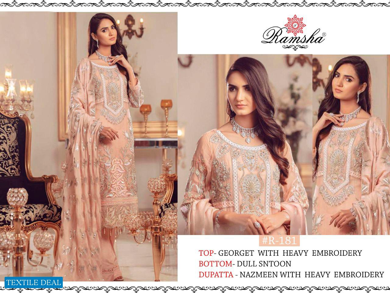 Ramsha R-181 And R-182 Wholesale Pakistani Concept Dress