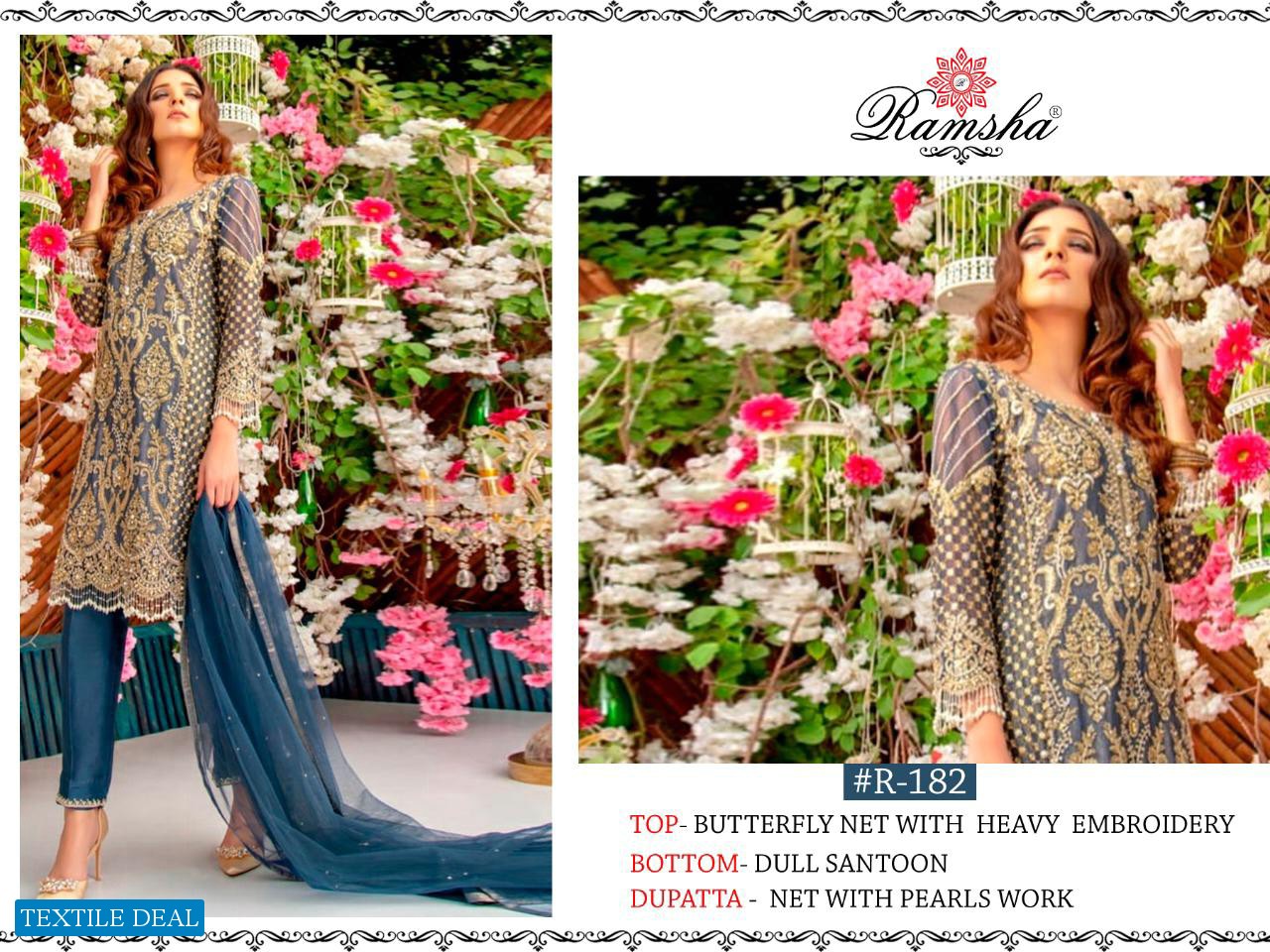 Ramsha R-181 And R-182 Wholesale Pakistani Concept Dress