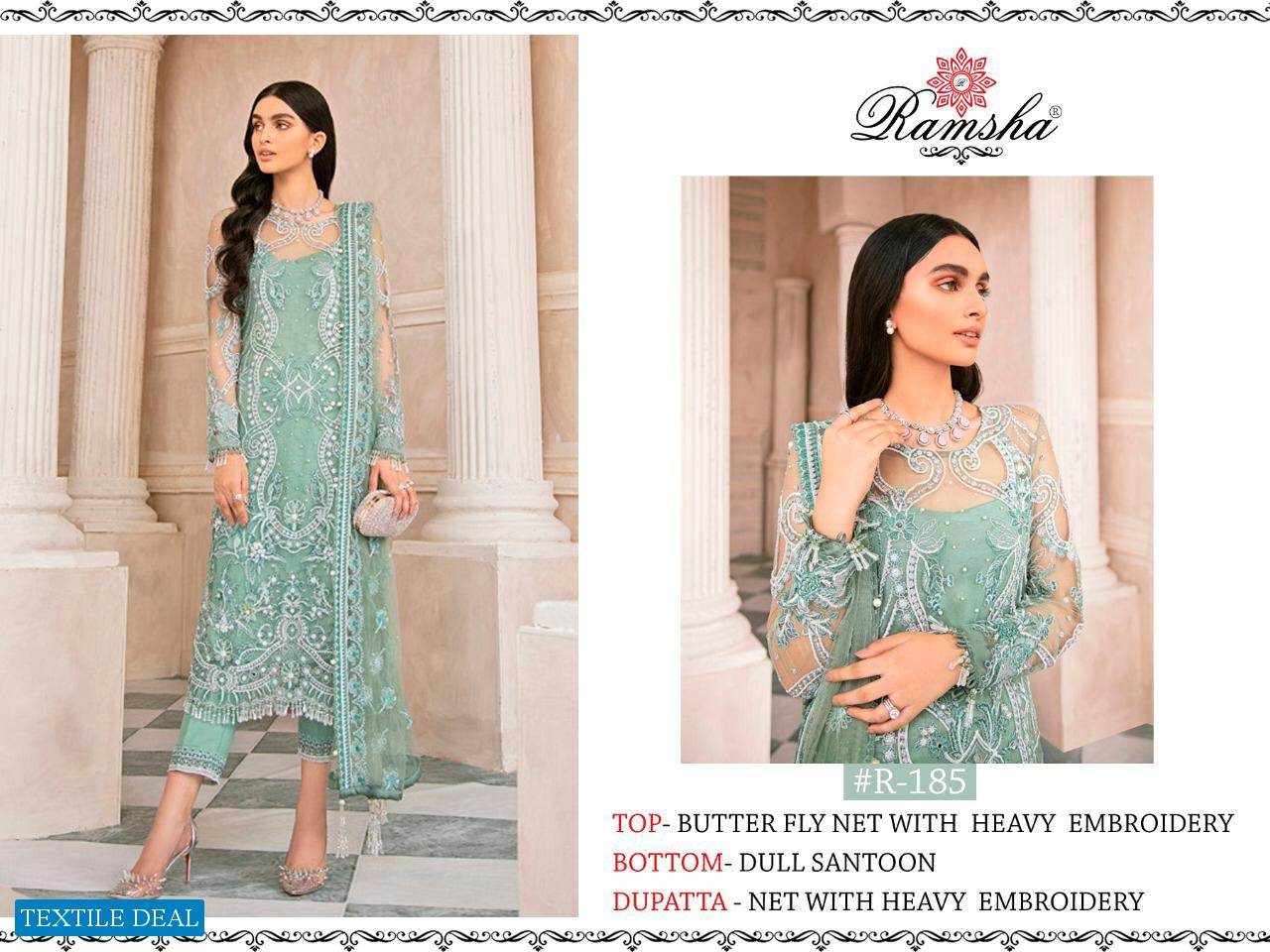 Ramsha R-184 R-185 R-186 And R-187 Wholesale Pakistani Concept Dress