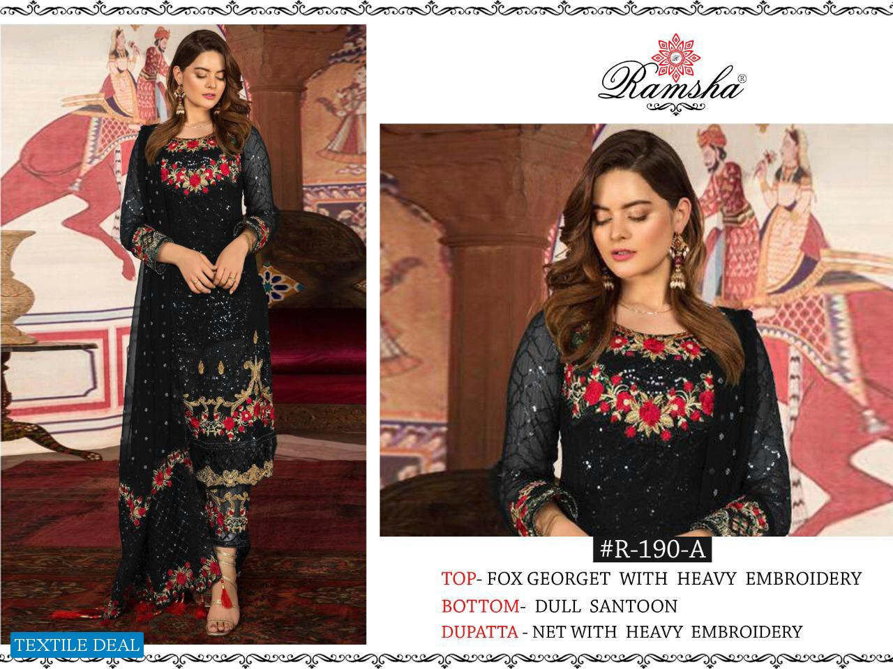 Ramsha R-188 R-189 R-190 R-191 Wholesale Pakistani Concept Dress