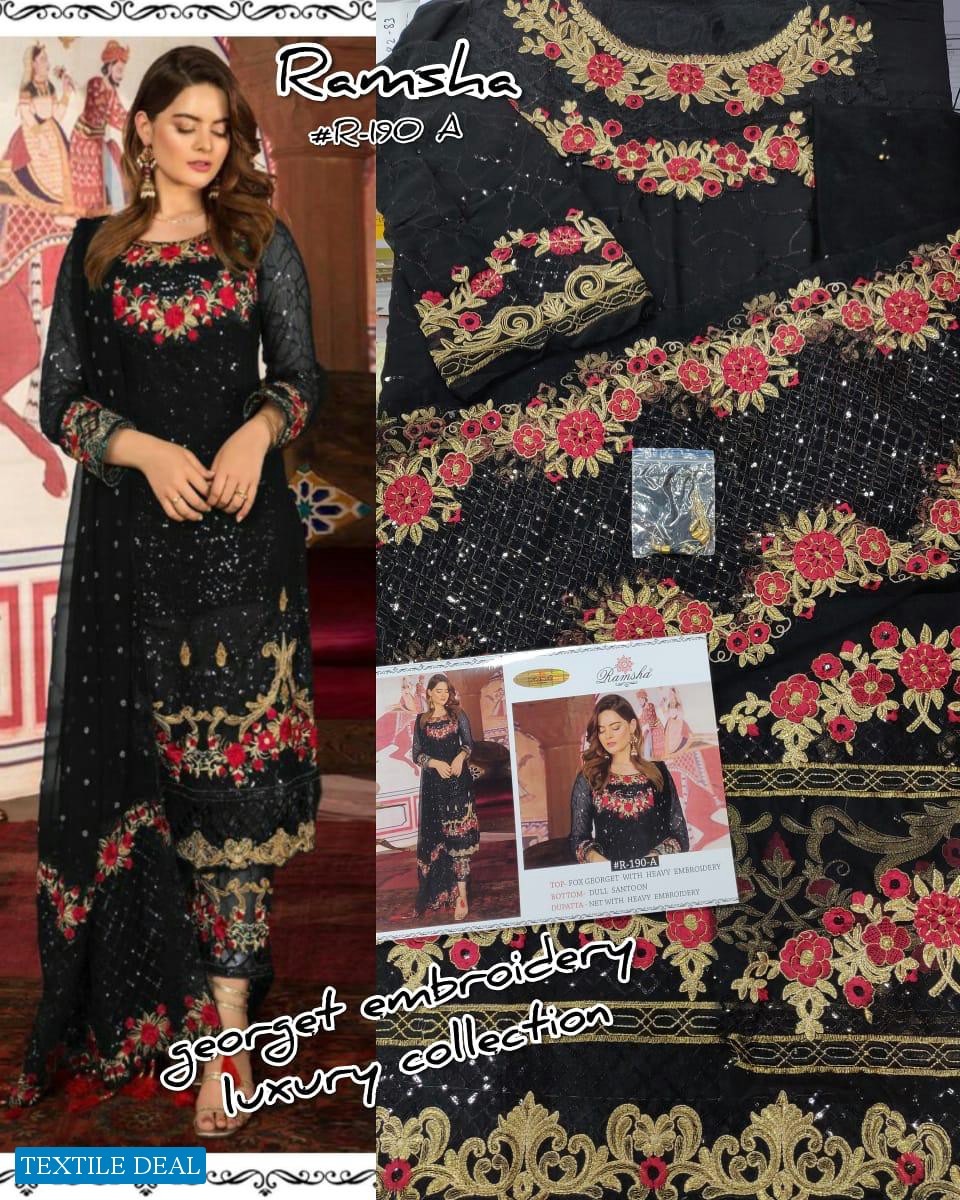 Ramsha R-188 R-189 R-190 R-191 Wholesale Pakistani Concept Dress