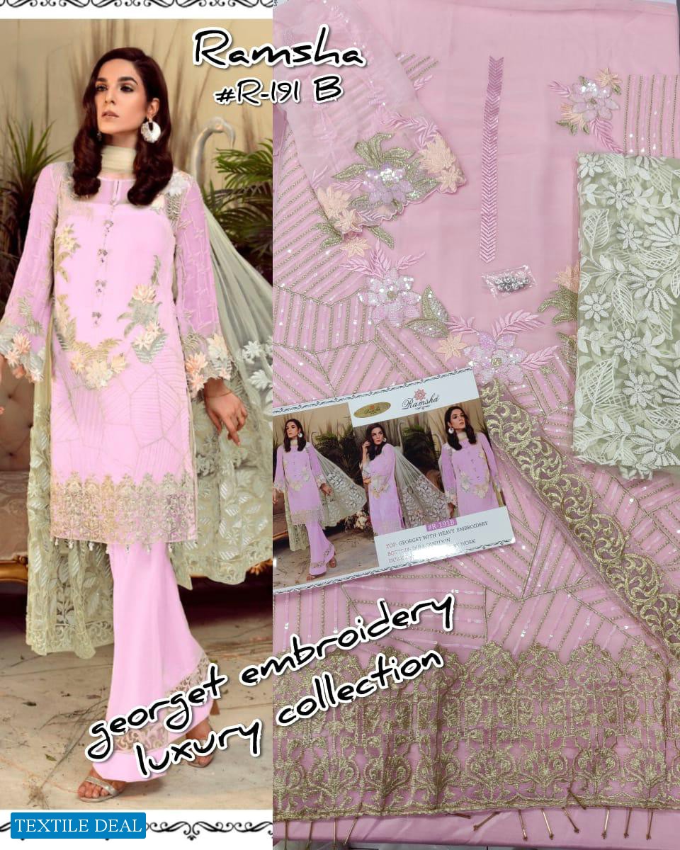 Ramsha R-188 R-189 R-190 R-191 Wholesale Pakistani Concept Dress