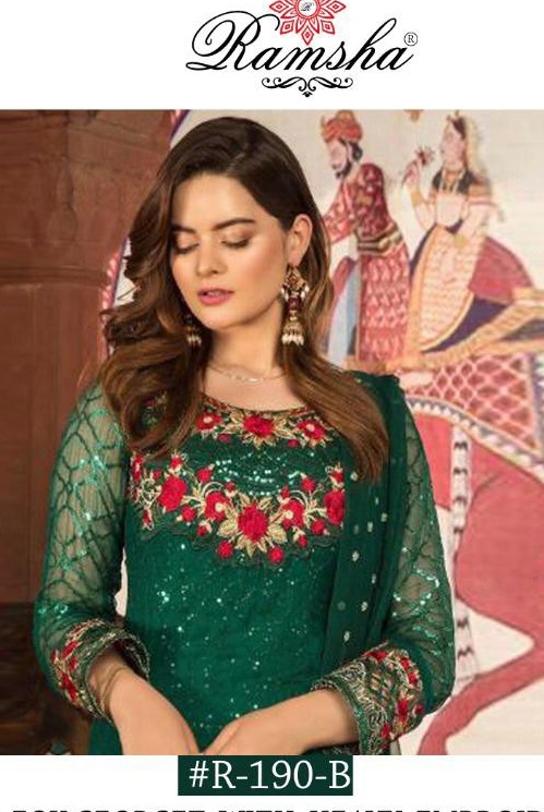 Ramsha R-188 R-189 R-190 R-191 Wholesale Pakistani Concept Dress