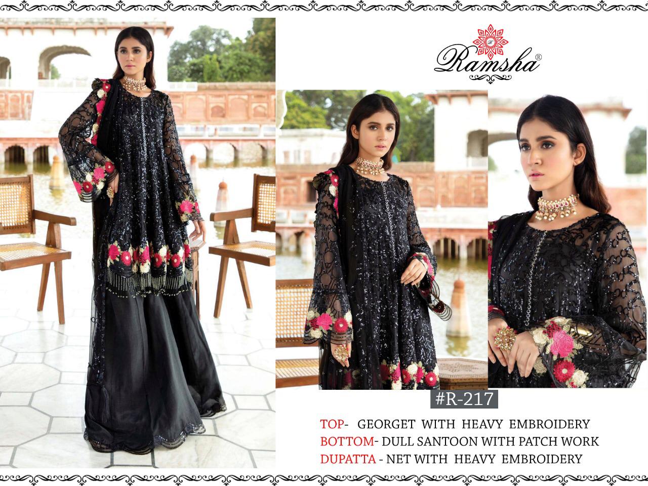 Ramsha R-214 R-215 R-216 AND R-217 Pakistani Concept Dress
