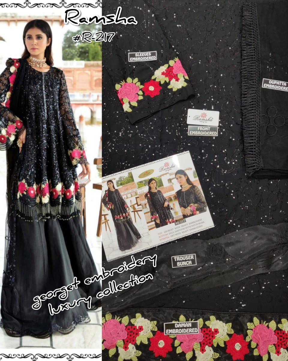 Ramsha R-214 R-215 R-216 AND R-217 Pakistani Concept Dress