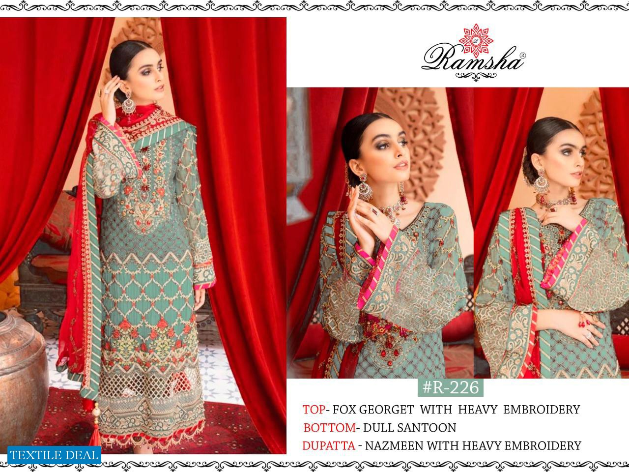 Ramsha R-226 And R-227 Wholesale Pakistani Concept Dress