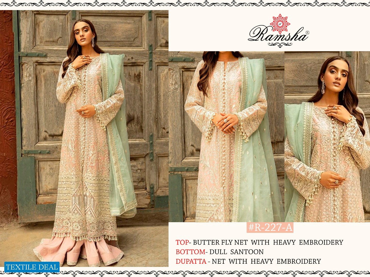 Ramsha R-227 Colour Wholesale Pakistani Catalog