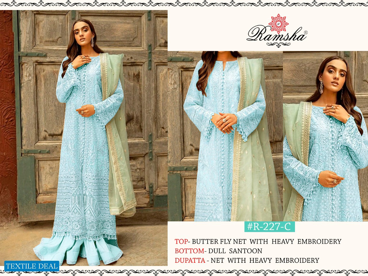 Ramsha R-227 Colour Wholesale Pakistani Catalog