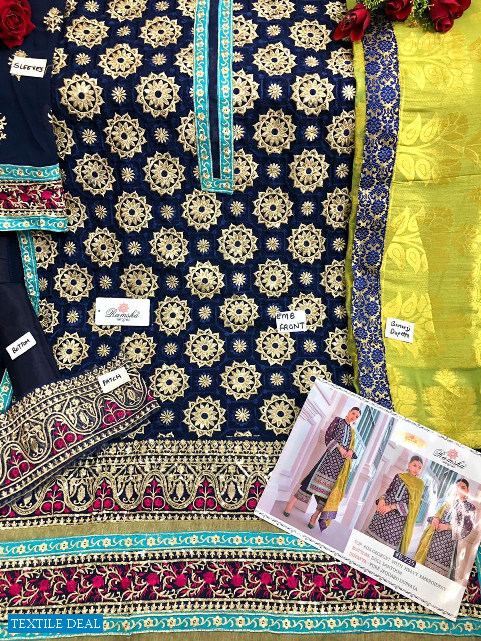 Ramsha R-231 to R-235 Wholesale Pakistani Concept Salwar Kameez