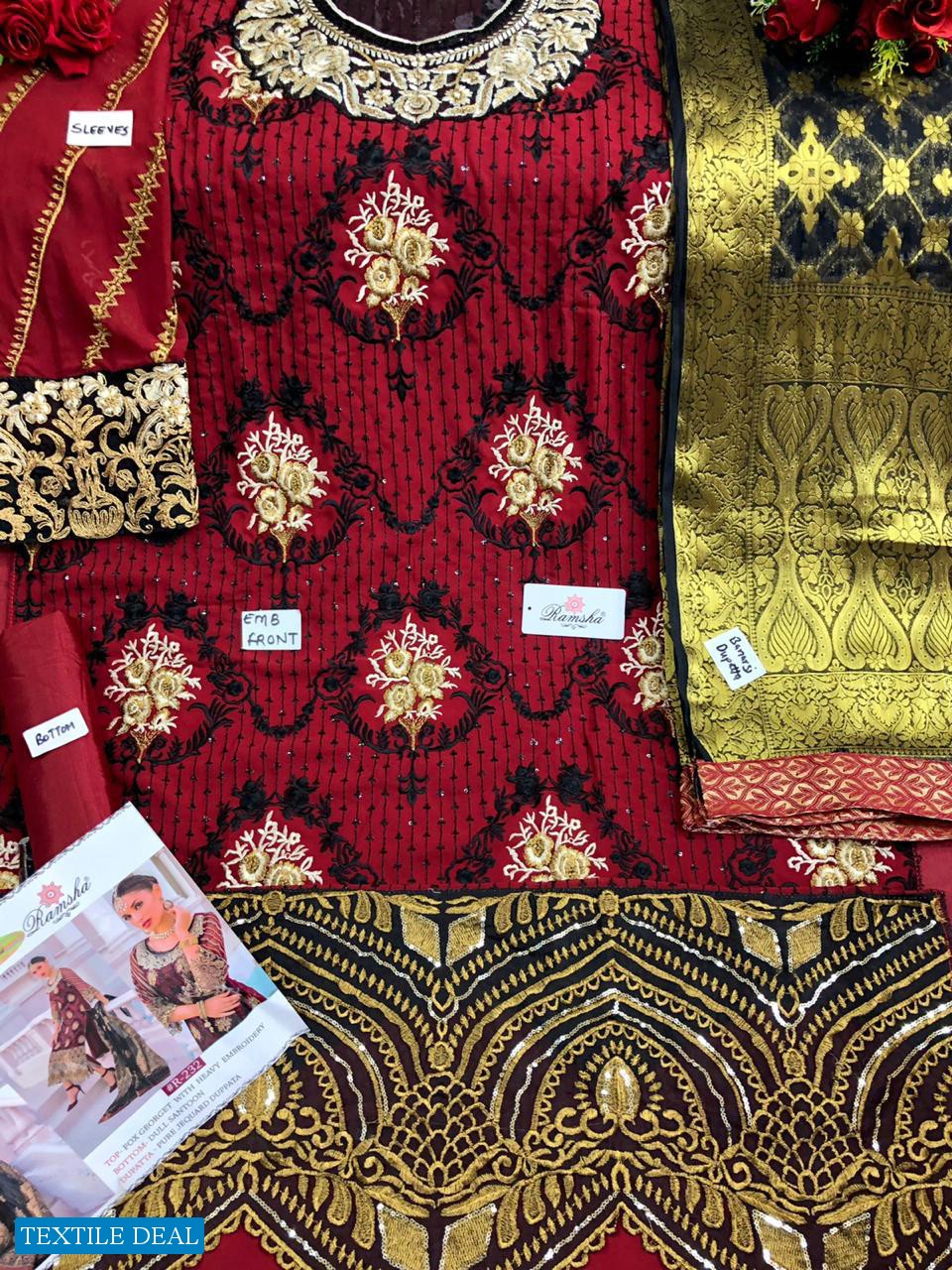 Ramsha R-231 to R-235 Wholesale Pakistani Concept Salwar Kameez