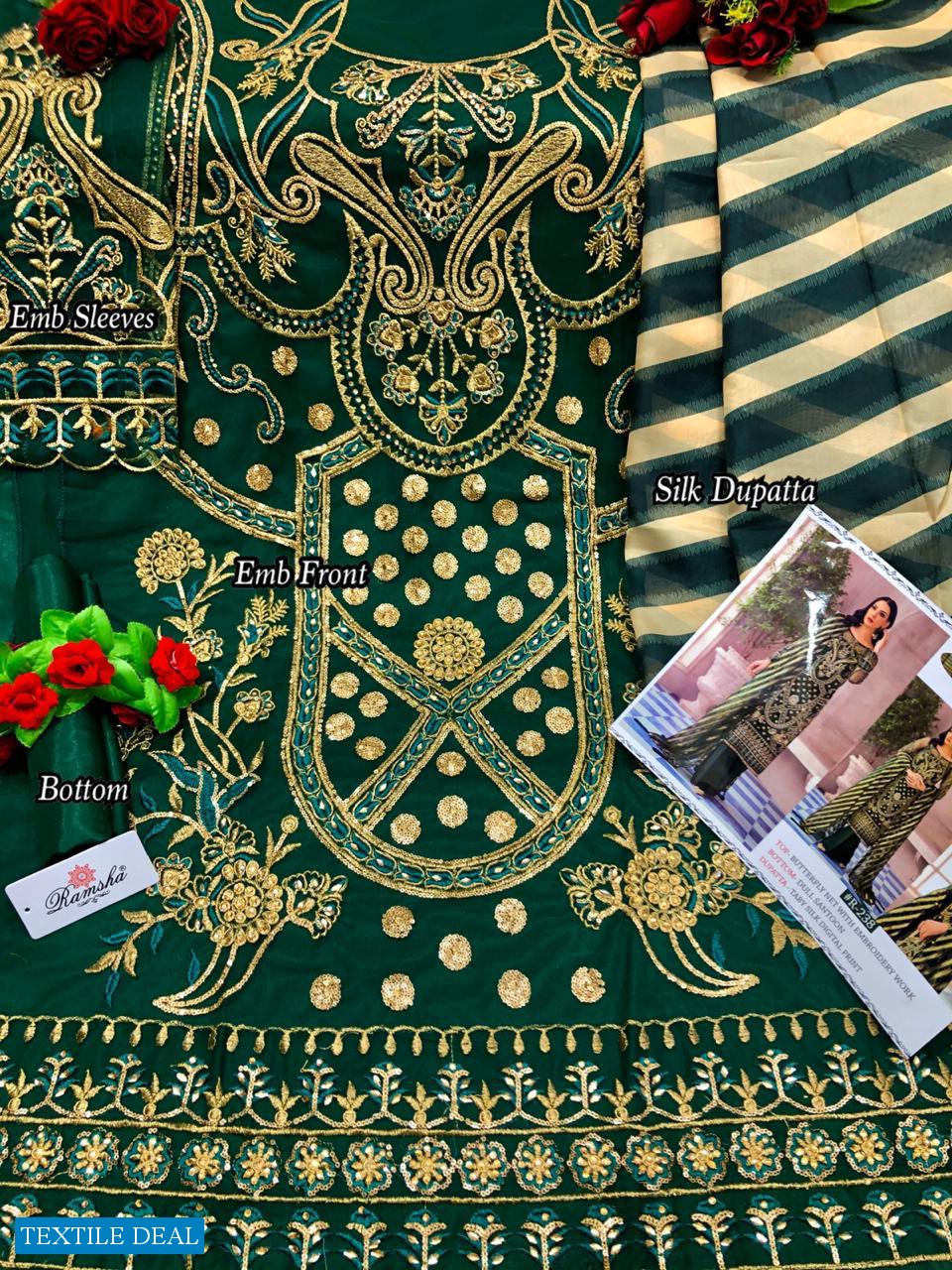 Ramsha R-238 R-239 R-240 And R-241 Wholesale Pakistani Concept Dress