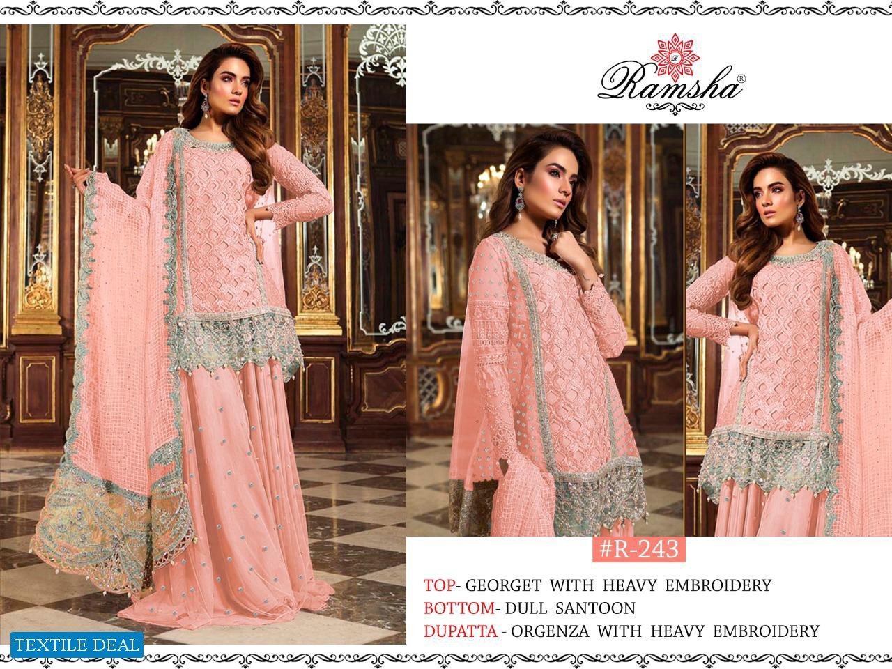 Ramsha R-242 Nx And R-243 Wholesale Pakistani Concept Catalog