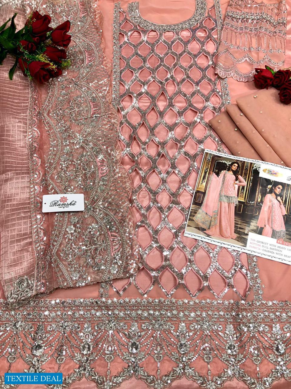 Ramsha R-242 Nx And R-243 Wholesale Pakistani Concept Catalog