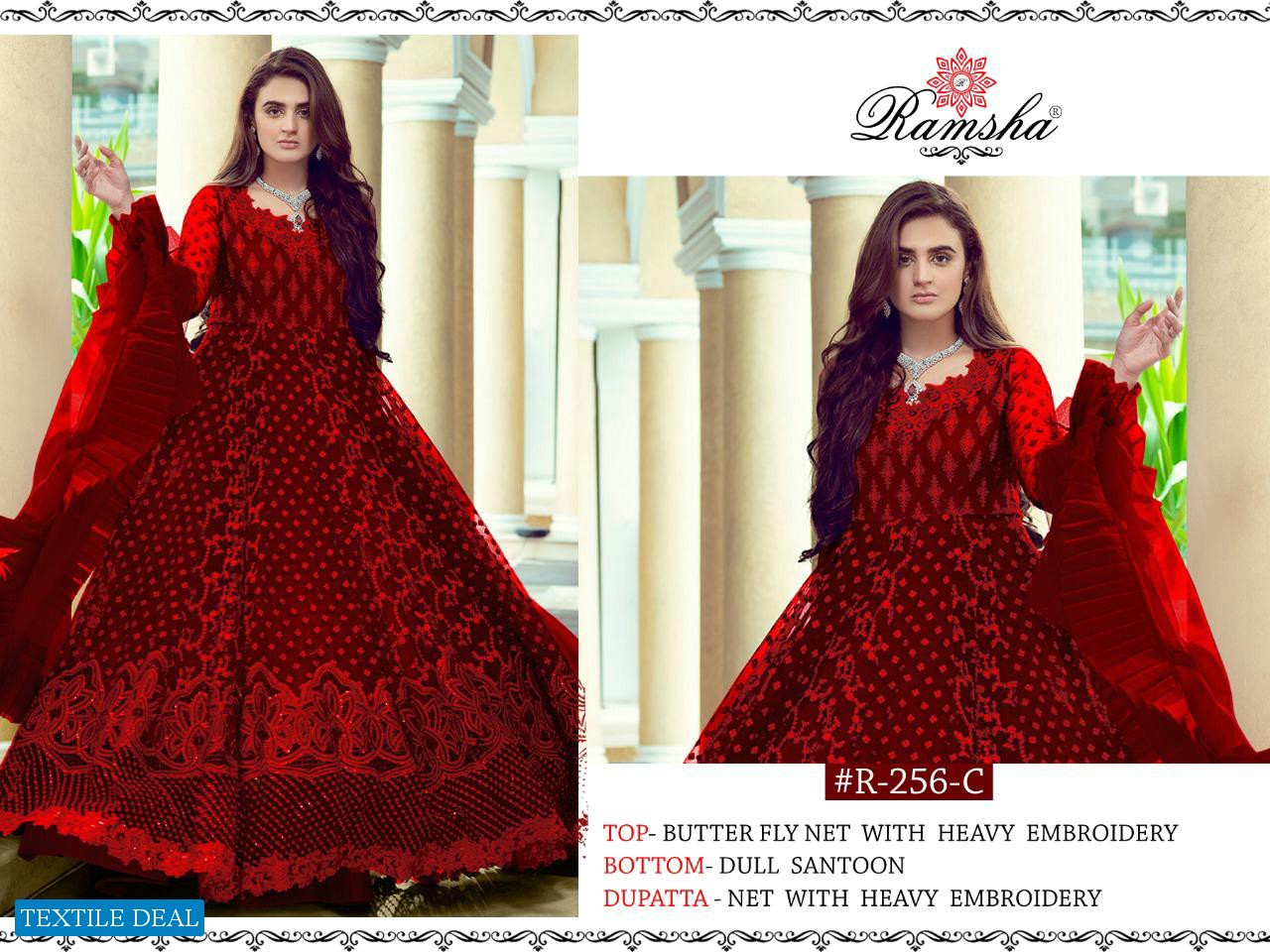 Ramsha R-256 Colour Wholesale Pakistani Concept Dress