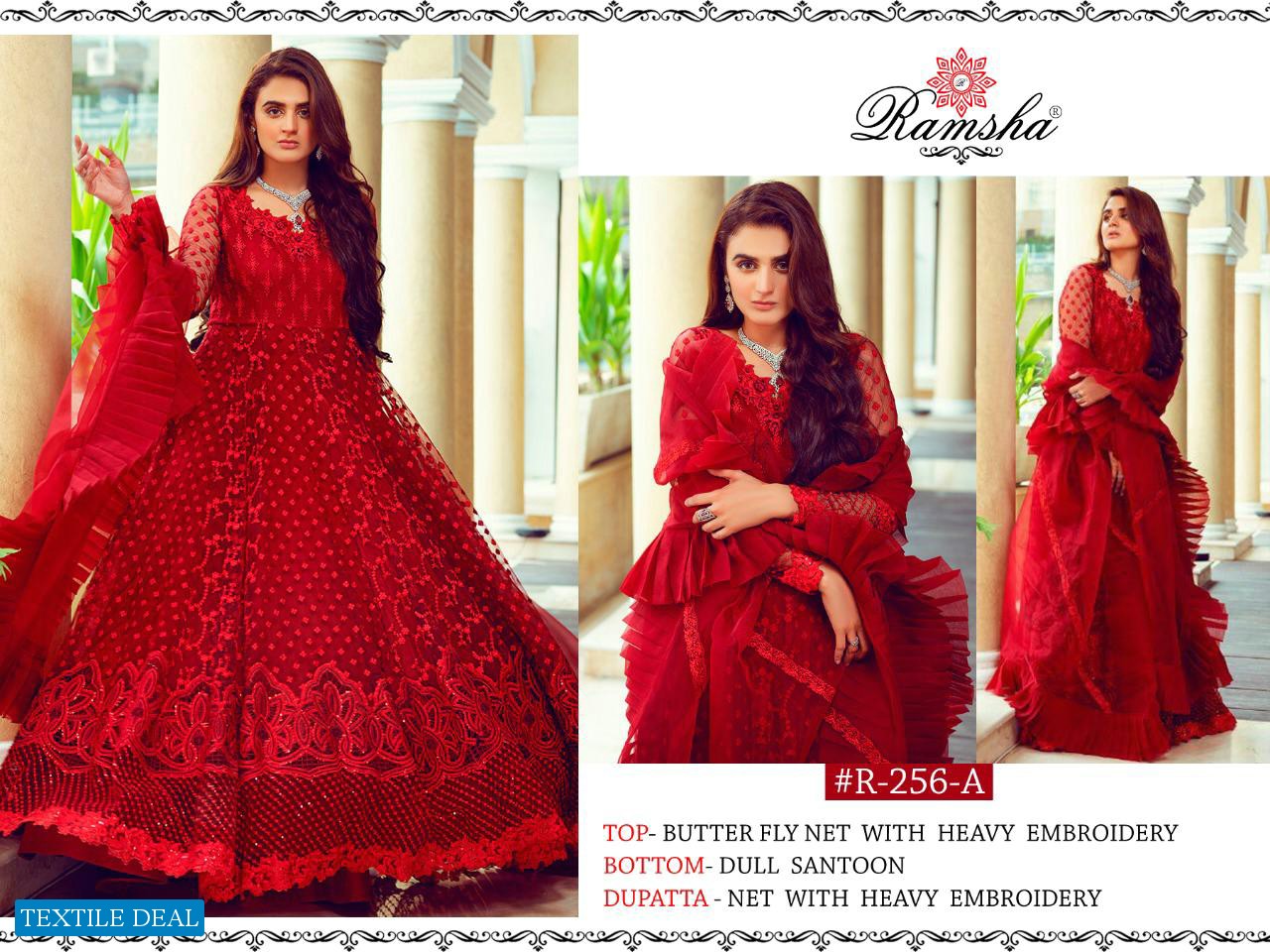 Ramsha R-256 Colour Wholesale Pakistani Concept Dress