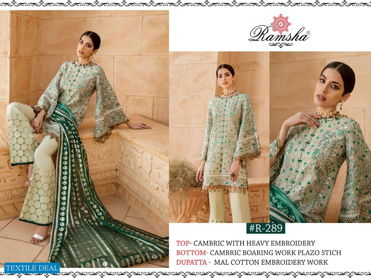 Ramsha R-289 And R-290 Wholesale Pakistani Dress