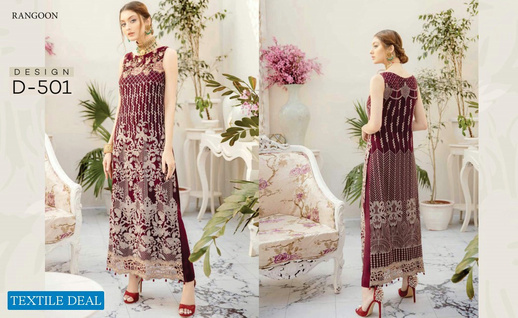 Ramsha Rangoon Vol-5 Wholesale Luxury Original Pakistani Dress