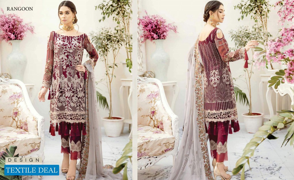 Ramsha Rangoon Vol-5 Wholesale Luxury Original Pakistani Dress