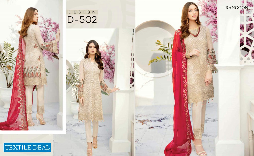 Ramsha Rangoon Vol-5 Wholesale Luxury Original Pakistani Dress