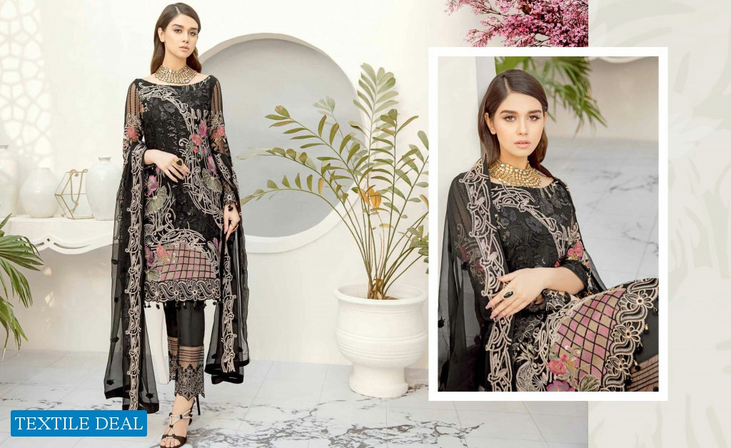 Ramsha Rangoon Vol-5 Wholesale Luxury Original Pakistani Dress