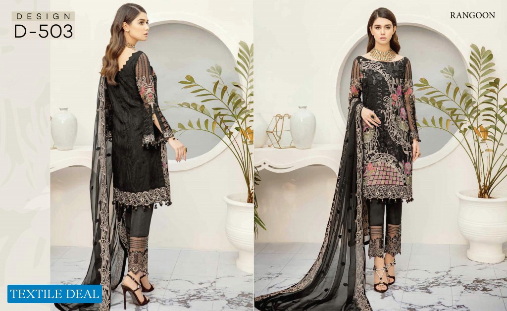Ramsha Rangoon Vol-5 Wholesale Luxury Original Pakistani Dress